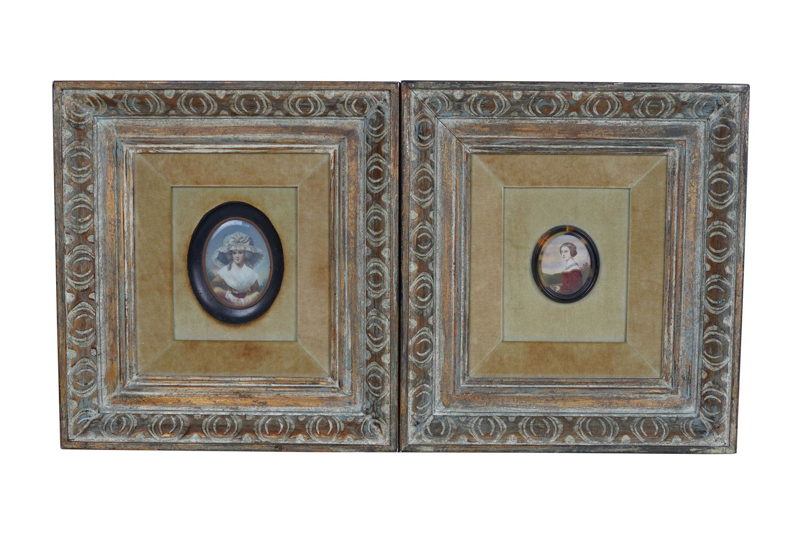 TWO FRENCH PORTRAIT MINIATURES (1 of 7)
