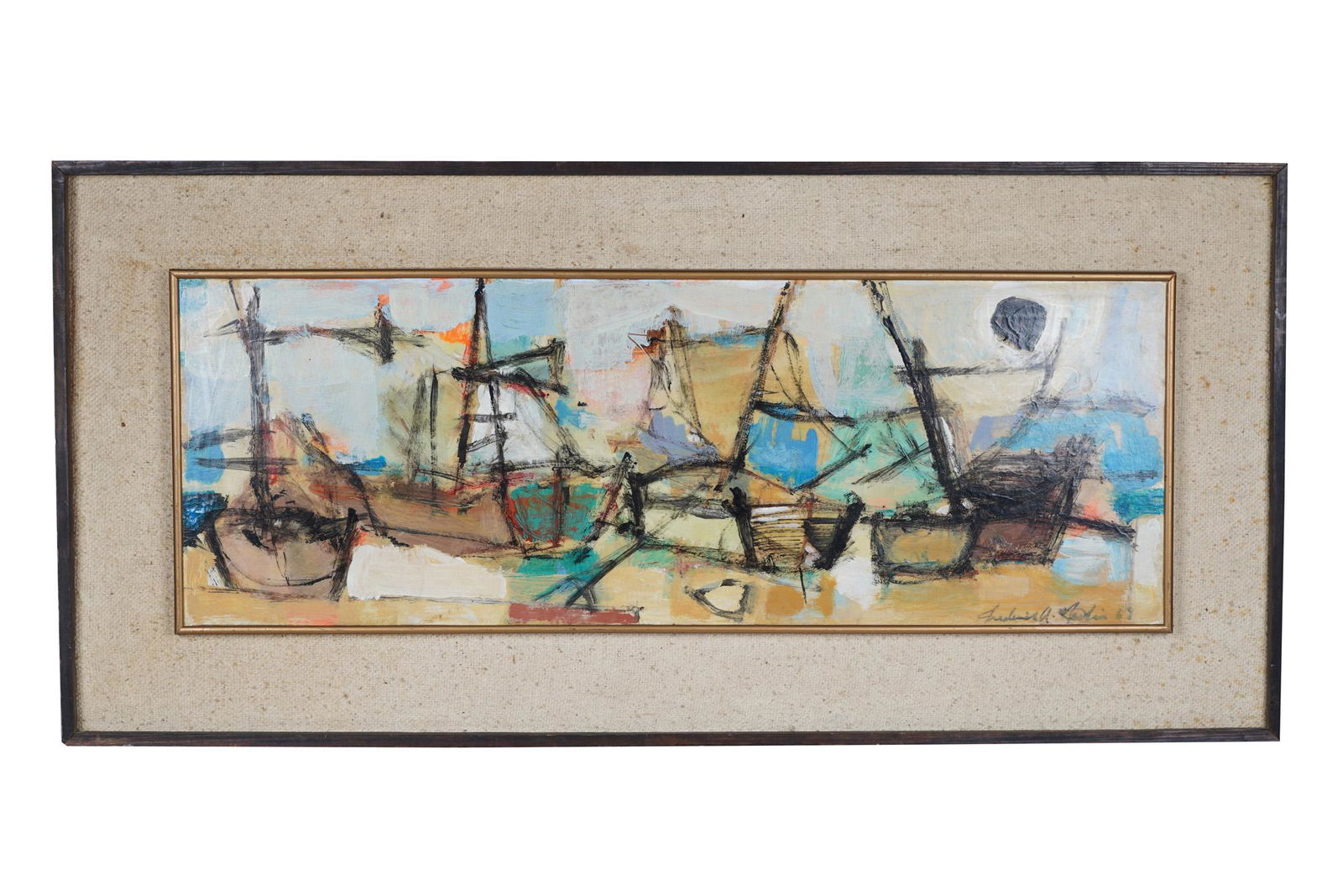 FREDERICK A. MARTIN: "BARCAS EN LA PLAYA" (1 of 10)