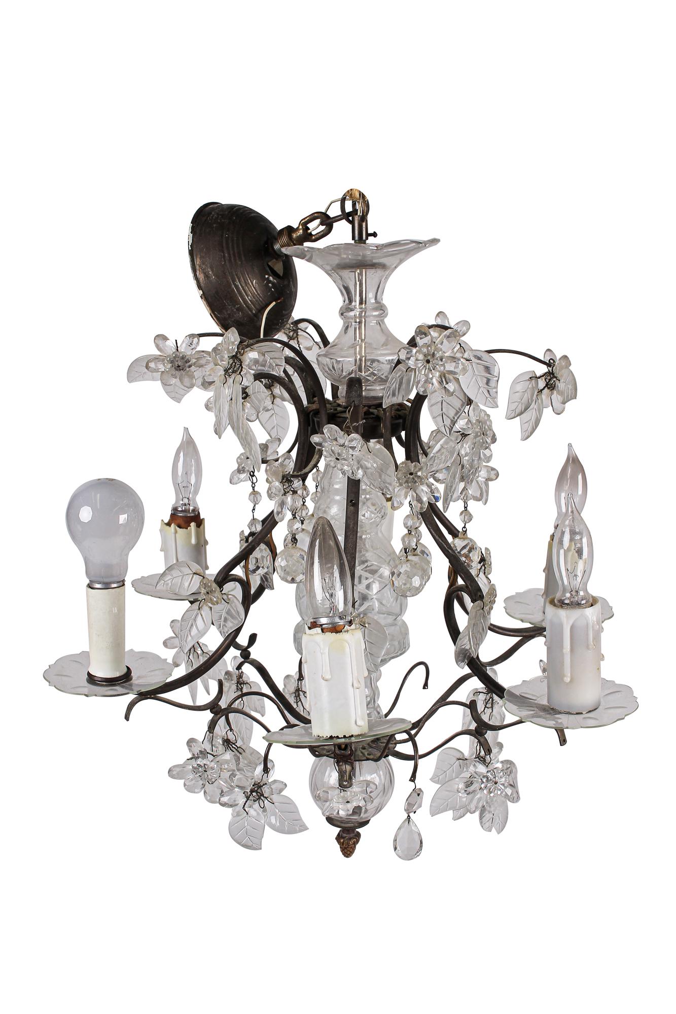 CRYSTAL SIX-LIGHT FIXTURE (1 of 5)