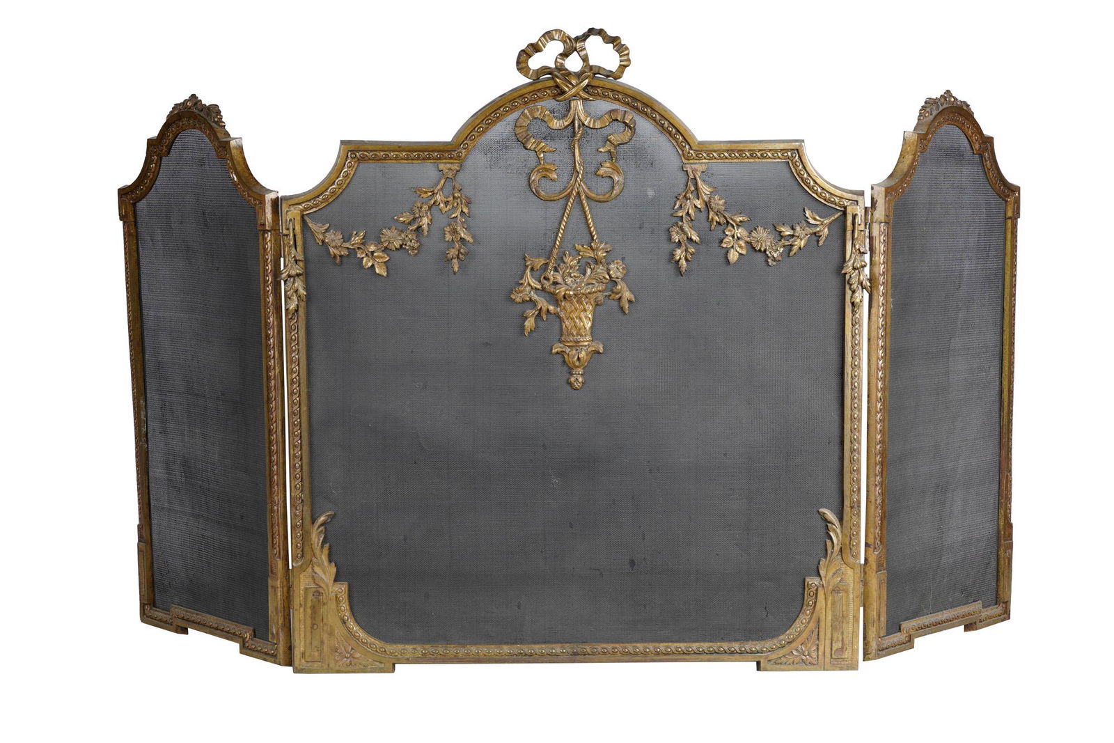 FRENCH TRIPTYCH FIRE SCREEN (1 of 9)