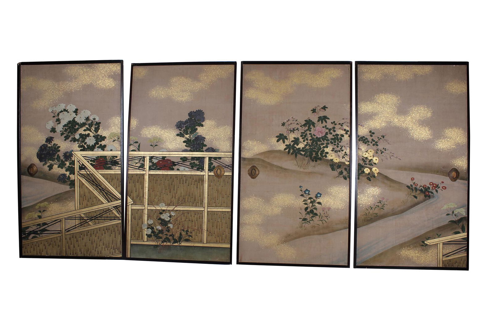 FOUR JAPANESE EDO PANELS (1 of 6)