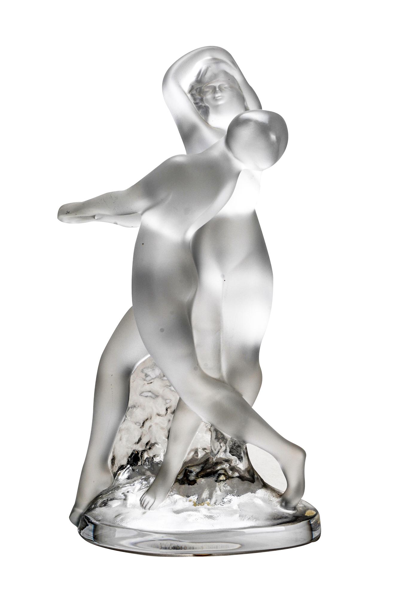 LALIQUE 'DEUX DANSEUSES' SCULPTURE (1 of 8)