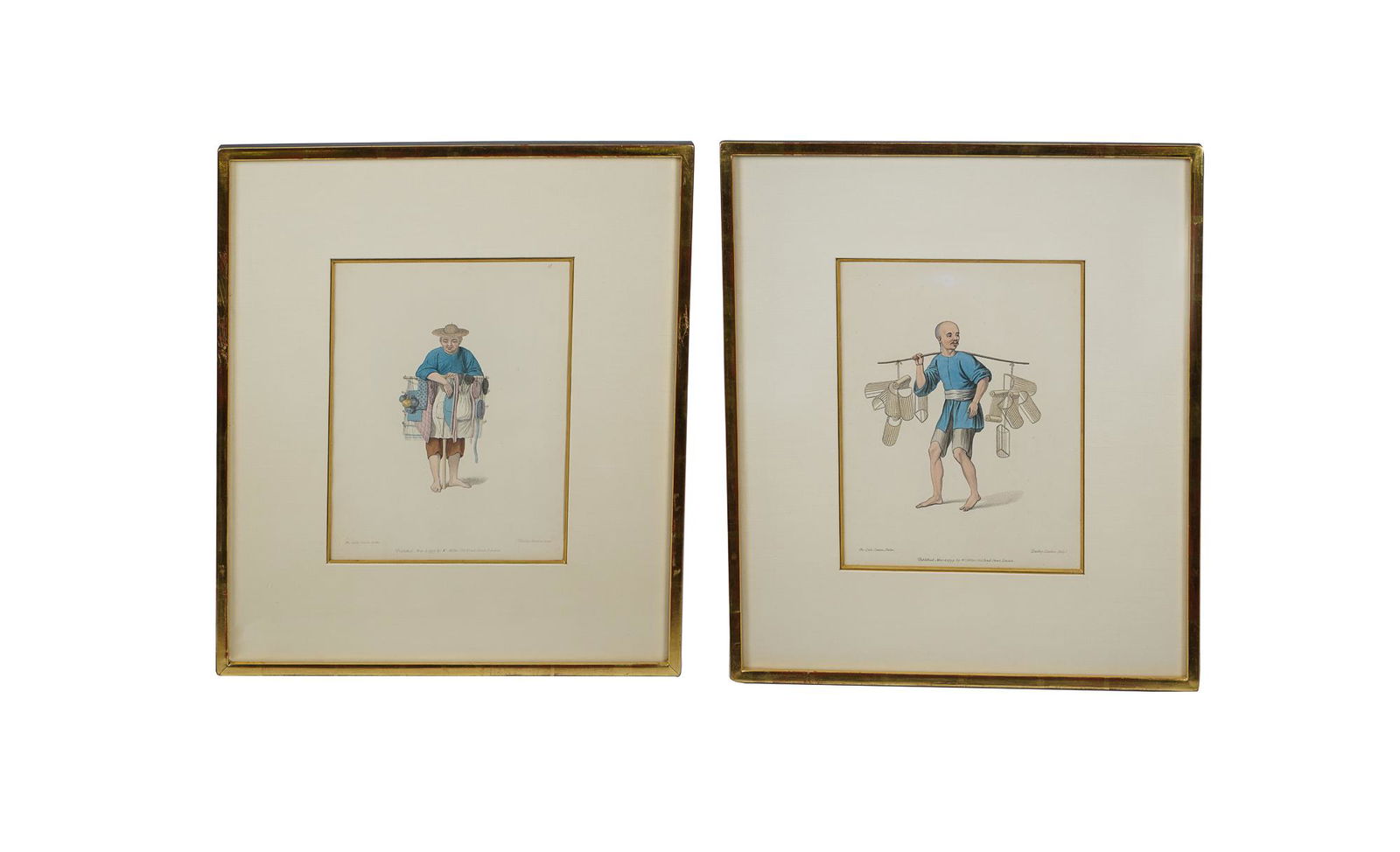 PAIR OF COLORED PRINTS (1 of 13)