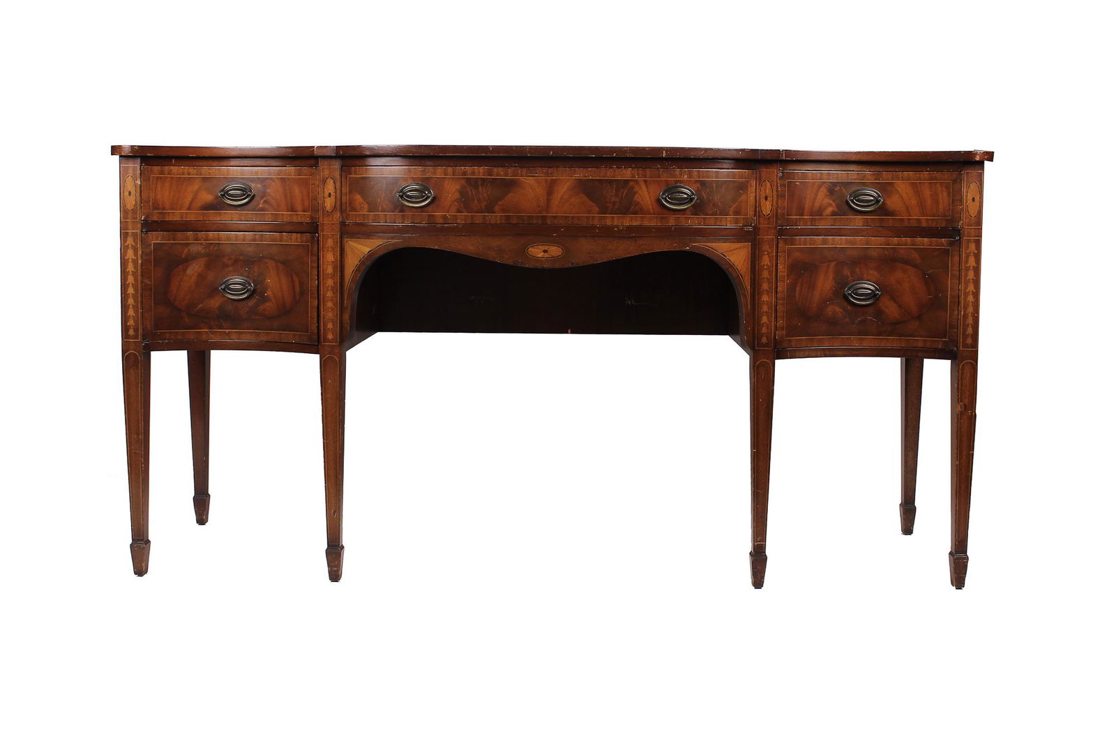 HEPPLEWHITE MAHOGANY SIDEBOARD (1 of 8)