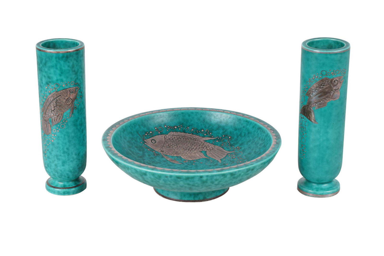 GROUP OF GUSTAVSBERG ARGENTA PORCELAIN (1 of 11)