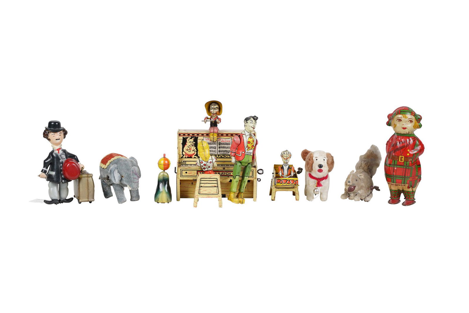 COLLECTION OF VINTAGE WINDUP TOYS (1 of 9)