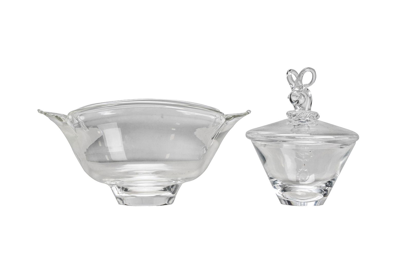 TWO STEUBEN TABLE ITEMS (1 of 8)