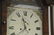 GEORGE III CARVED OAK & MAHOGANY TALL CASE CLOCK - 4