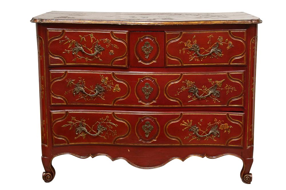 LOUIS XV CHINOISERIE LACQUERED COMMODE (1 of 13)