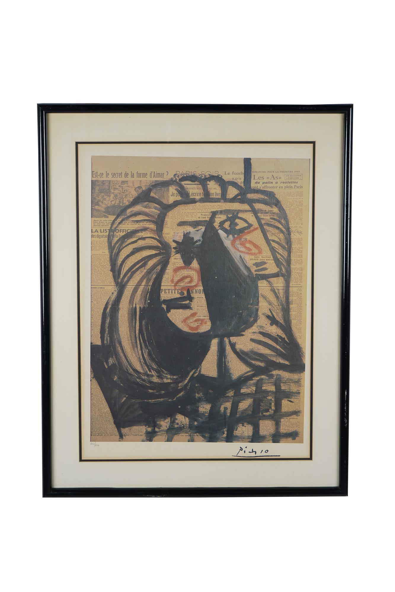 PICASSO:  "PORTRAIT" PRINT (1 of 8)