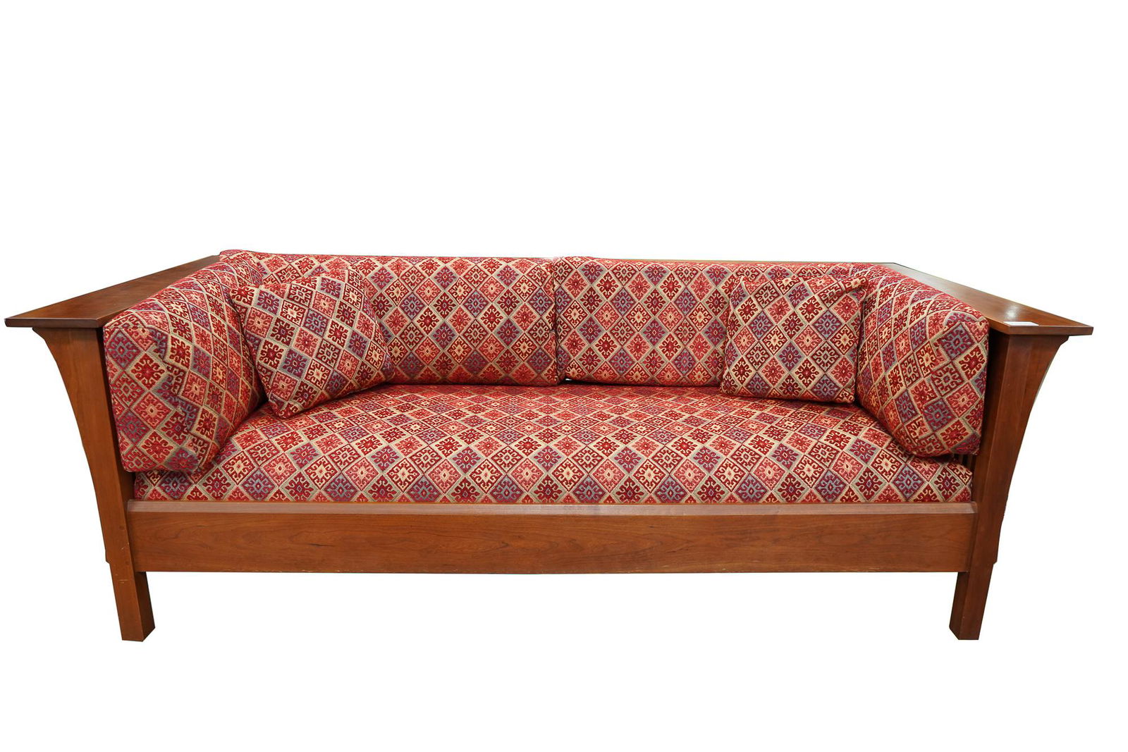 STICKLEY UPHOLSTERED CRAFTSMAN STYLE SOFA (1 of 5)