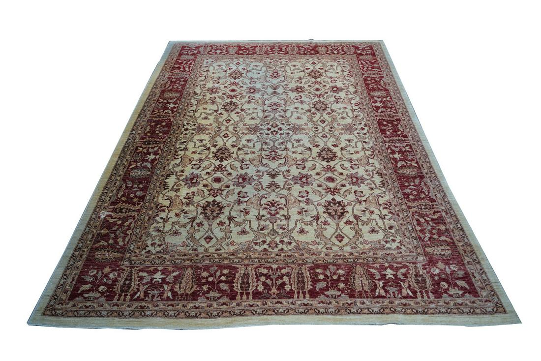 TURKISH RED & BEIGE CARPET (1 of 10)