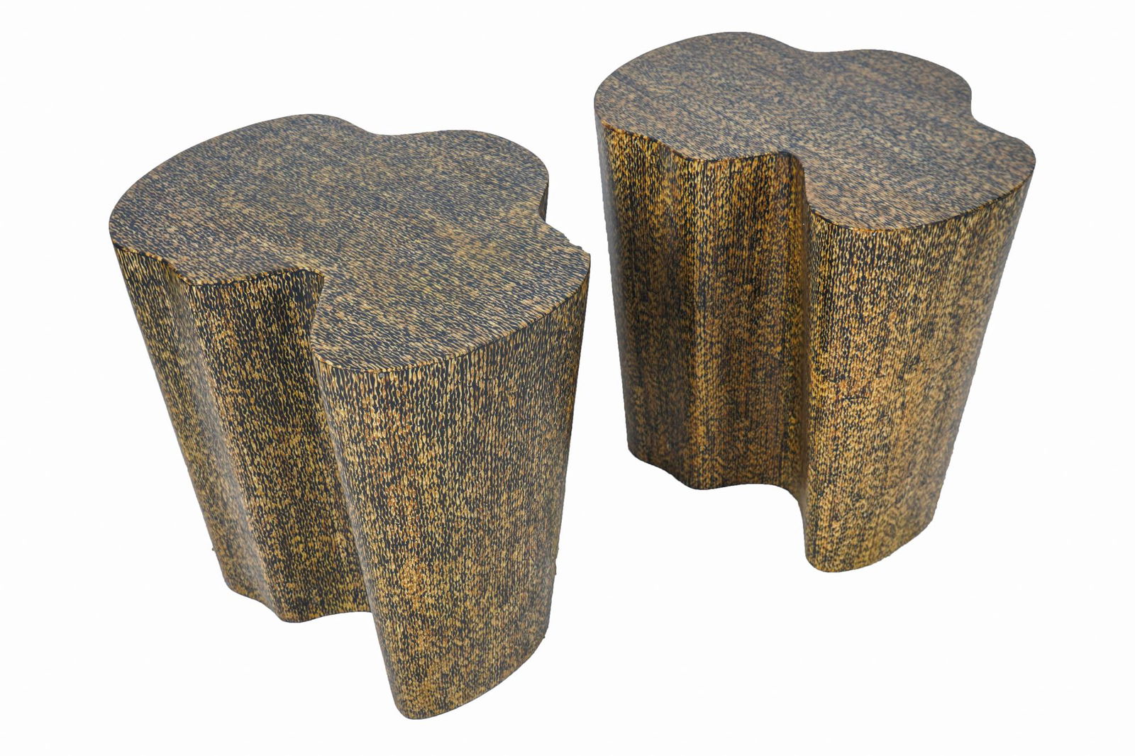 PAIR OF CONTEMPORARY WOOD END TABLES (1 of 6)