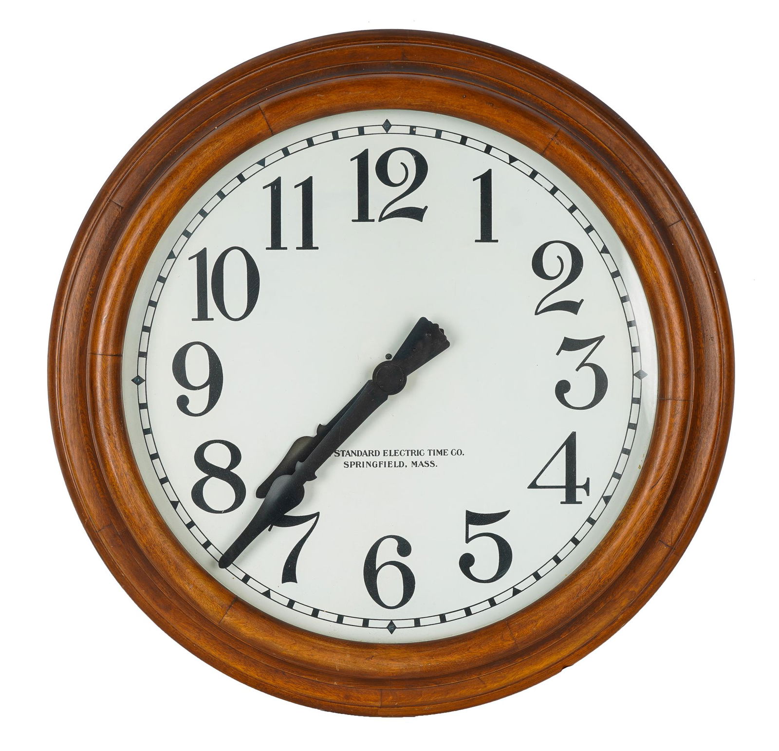 SPRINGFIELD STANDARD ELECTRIC TIME CO. WALL CLOCK (1 of 10)
