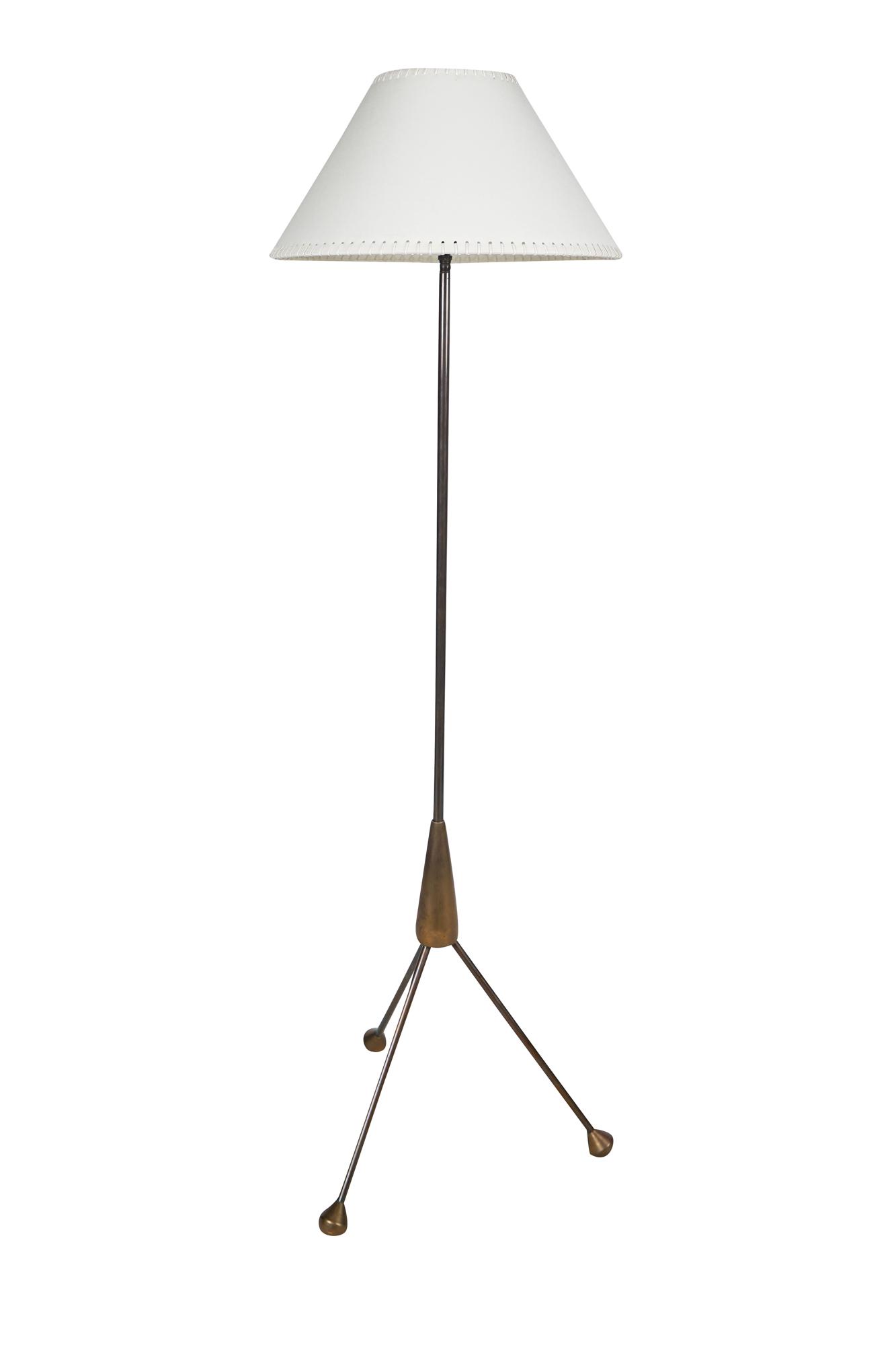 MID CENTURY MODERN TRIPOD FLOOR LAMP (1 of 6)