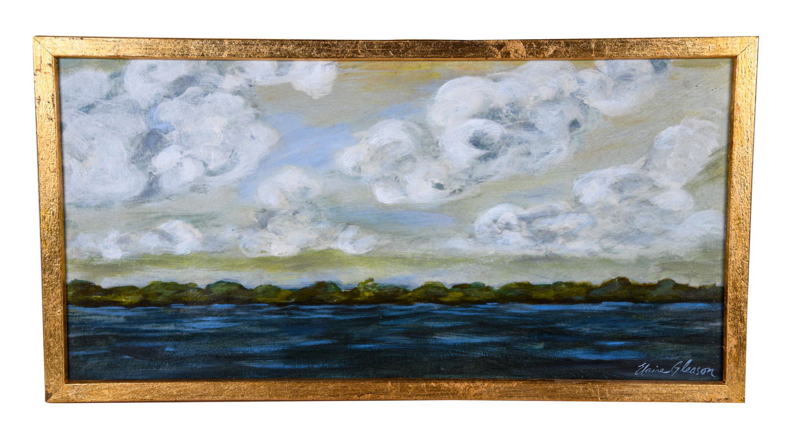 ELAINE GLEASON: PAIR OF LANDSCAPE PAINTINGS (1 of 14)