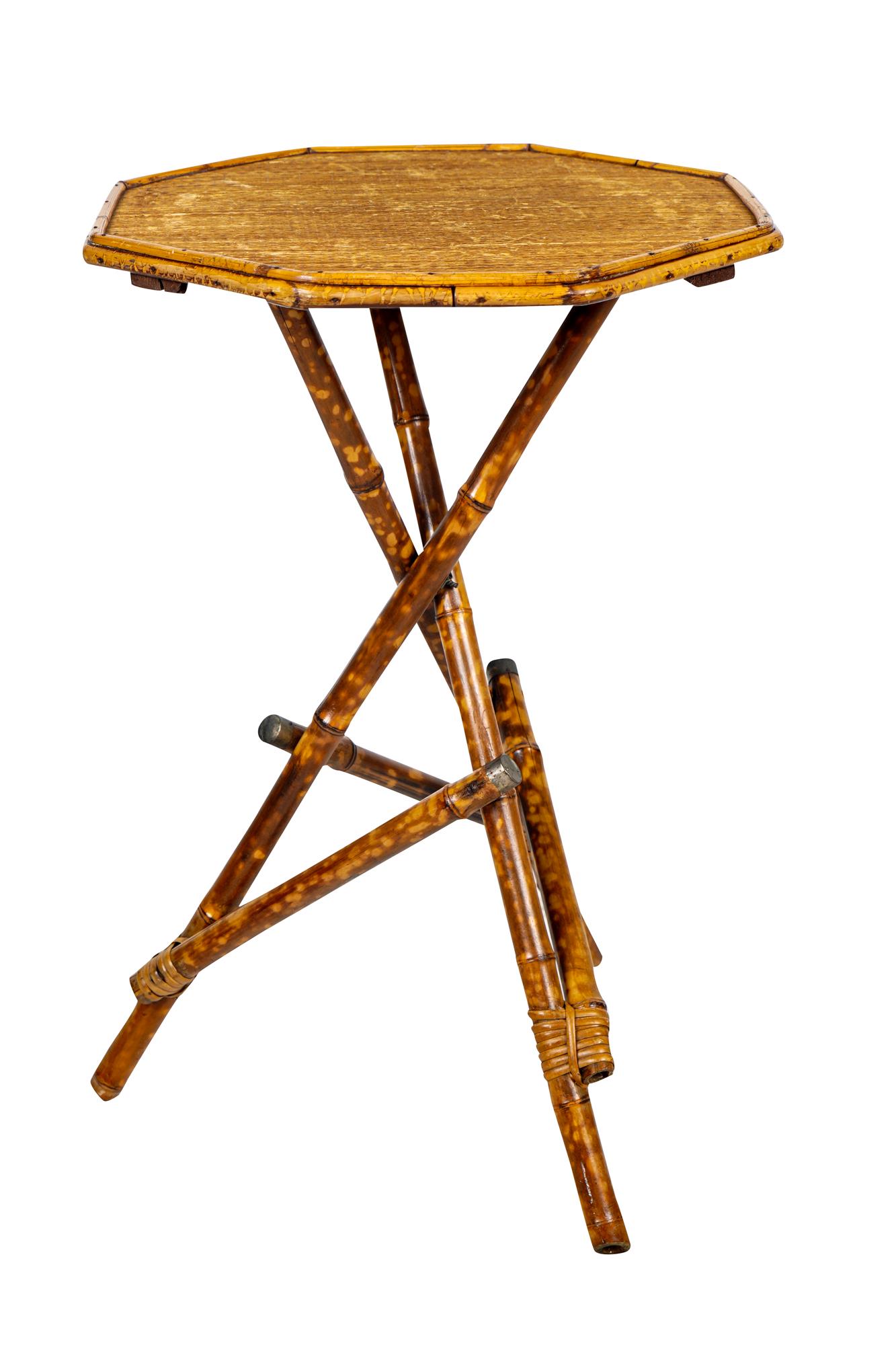 FRENCH BAMBOO OCCASIONAL TABLE (1 of 6)