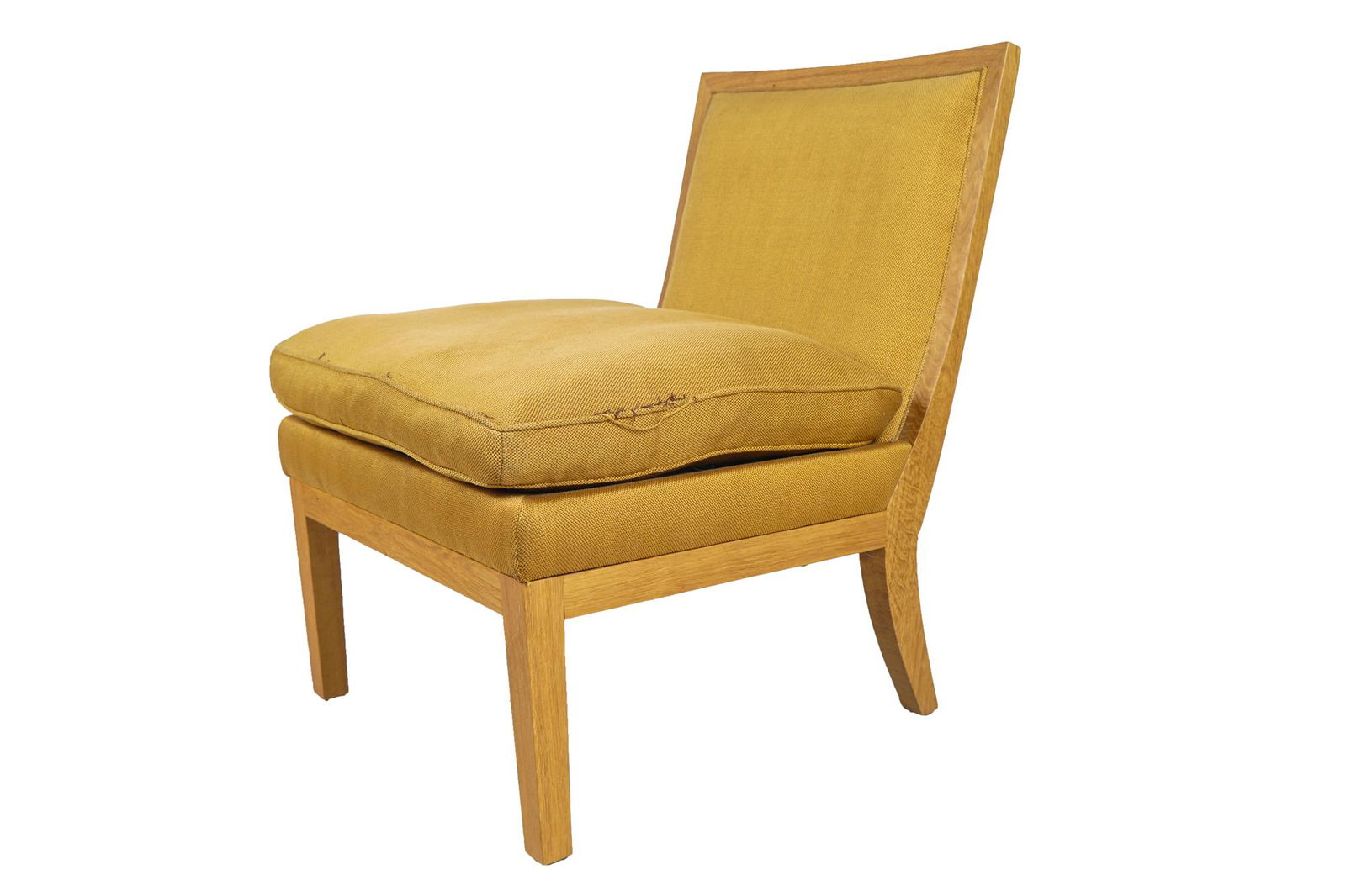AFTER JEAN MICHEL FRANK: ECART, PARIS OAK LOUNGE CHAIR (1 of 9)