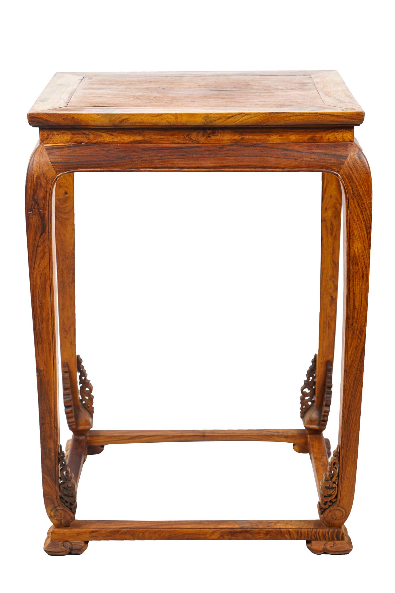 CHINESE CARVED HUANGHUALI TABLE (1 of 7)