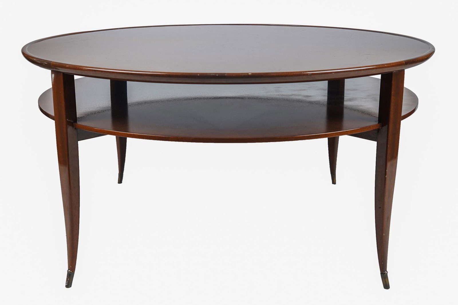 FRANK POLLARO: DECO-STYLE ROSEWOOD COFFEE TABLE (1 of 10)