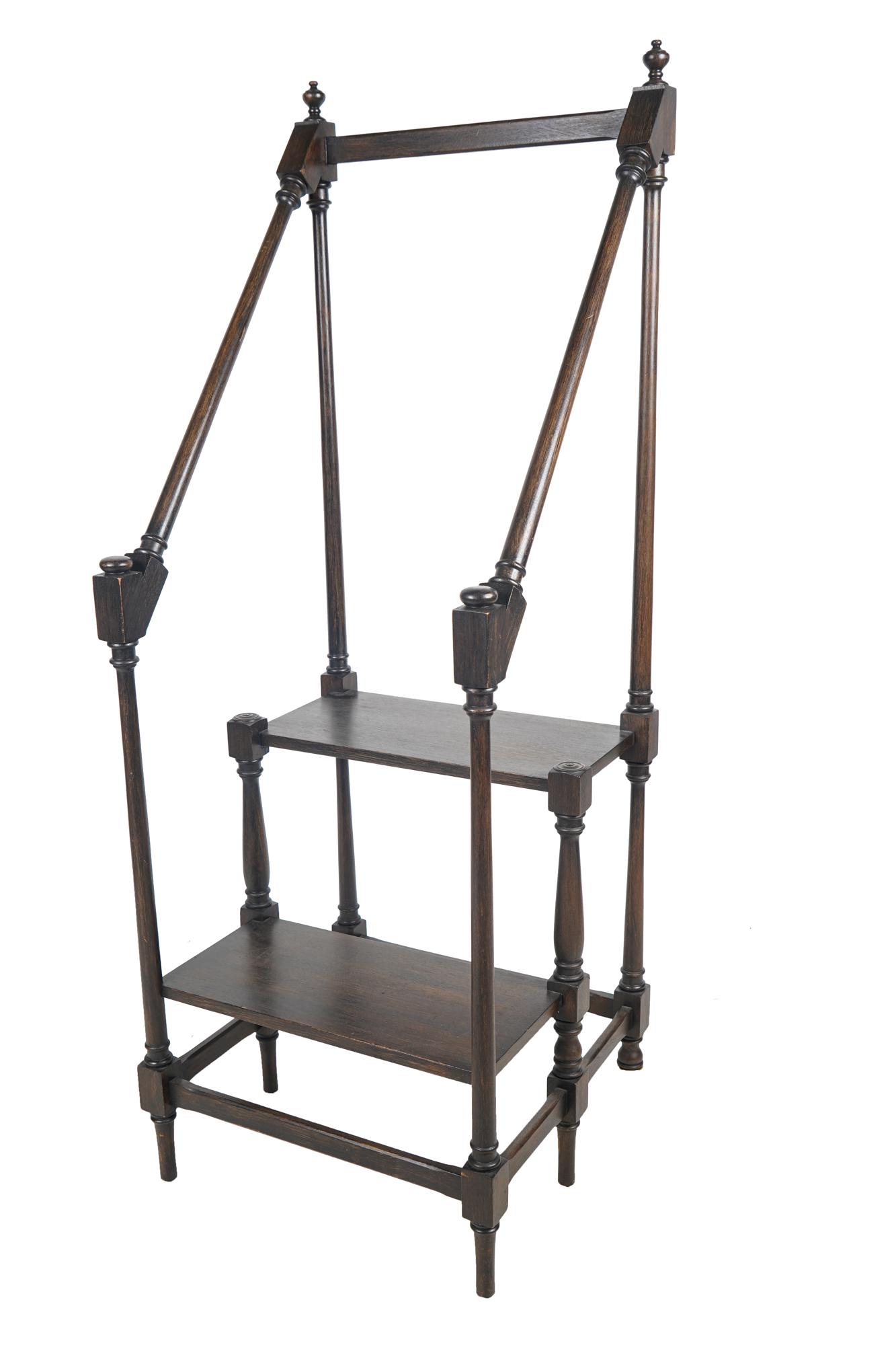 STAINED WOOD LIBRARY STEPS (1 of 6)