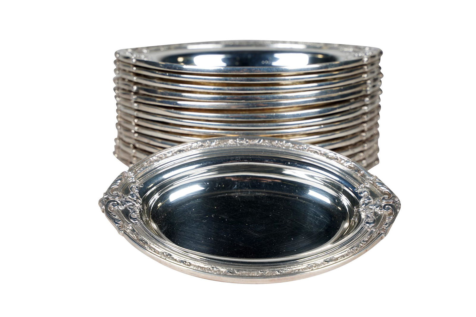 15 CARTIER STERLING SILVER NUT DISHES (1 of 6)