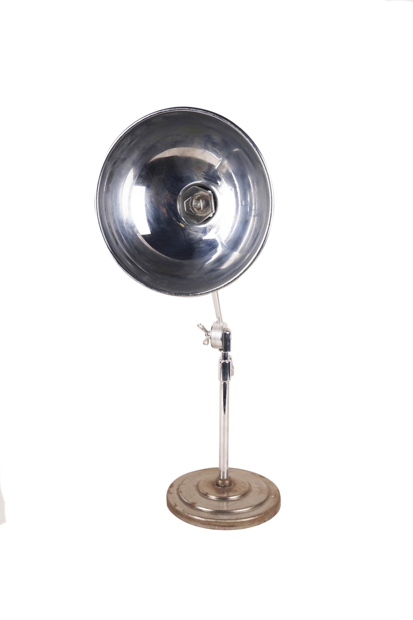 DECO CHROME ADJUSTABLE TABLE LAMP (1 of 7)
