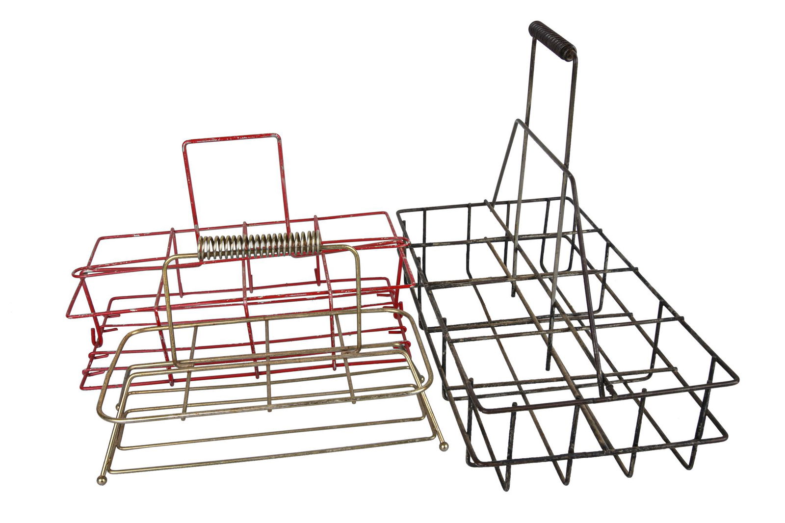 THREE MILK BOTTLE HOLDERS (1 of 5)