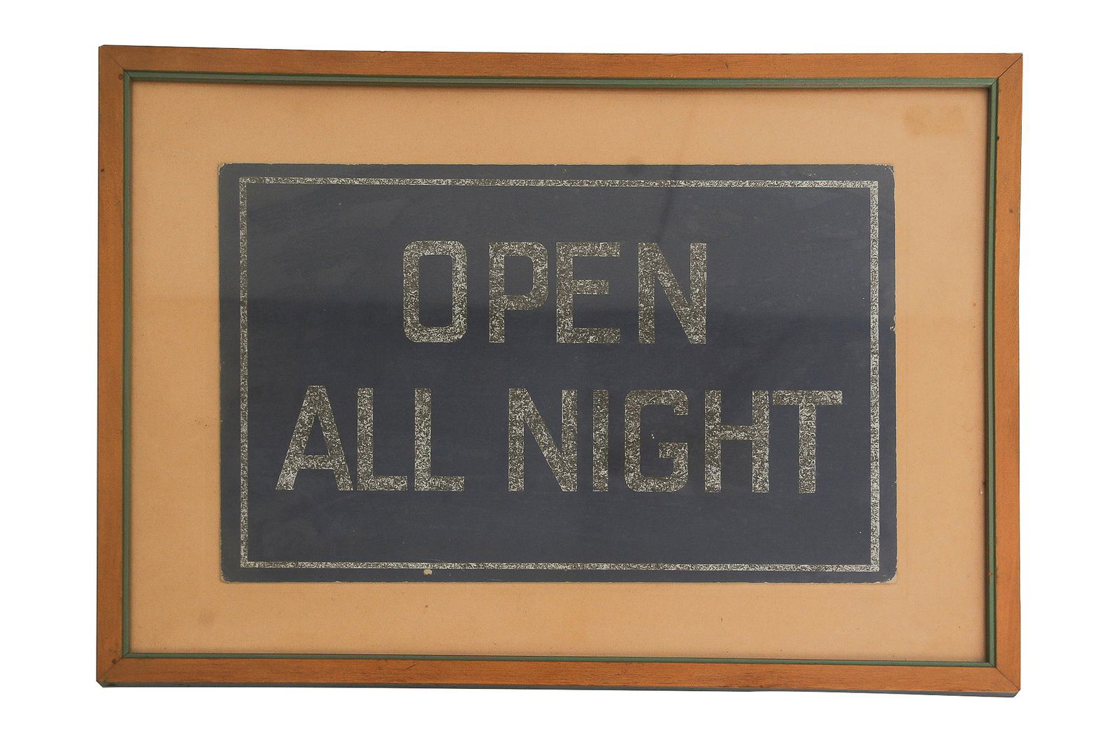 OPEN ALL NIGHT PROHIBITION SIGN (1 of 3)