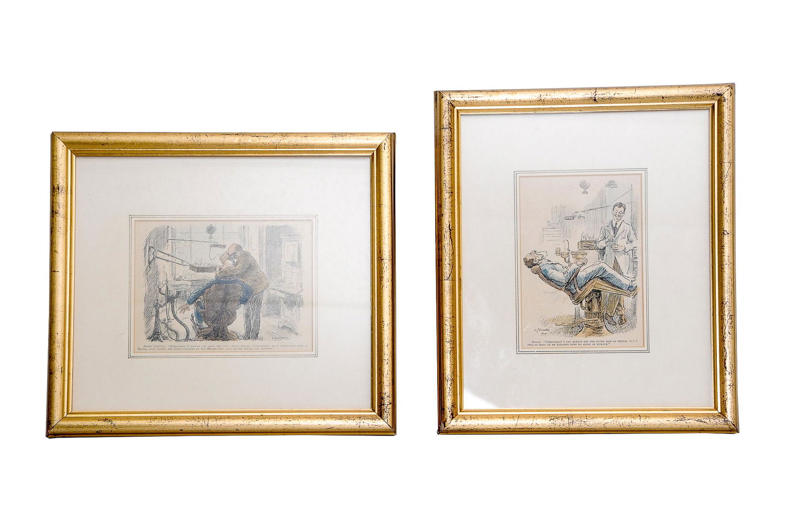 PAIR OF FRAMED DENTIST PRINTS (1 of 10)