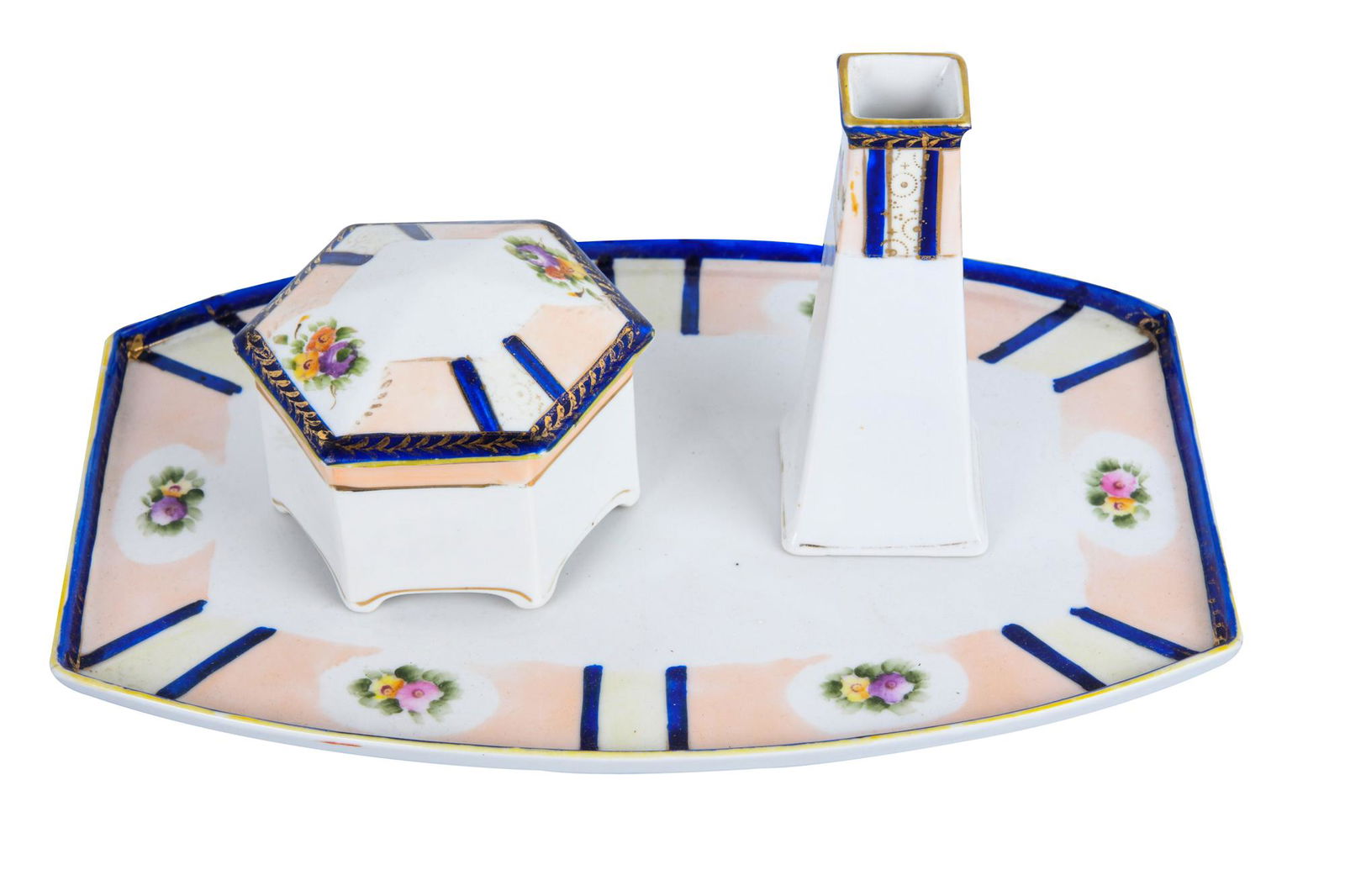 NORITAKE THREE PIECE DRESSER SET (1 of 9)