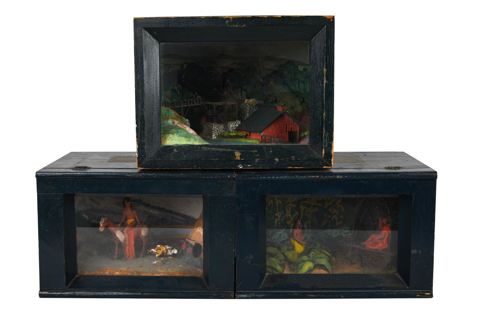 THREE WPA MUSEUM EXTENSION PROJECT DIORAMAS (1 of 10)