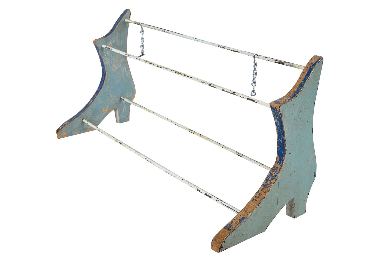 BLUE BOOTS HANGING RACK (1 of 5)