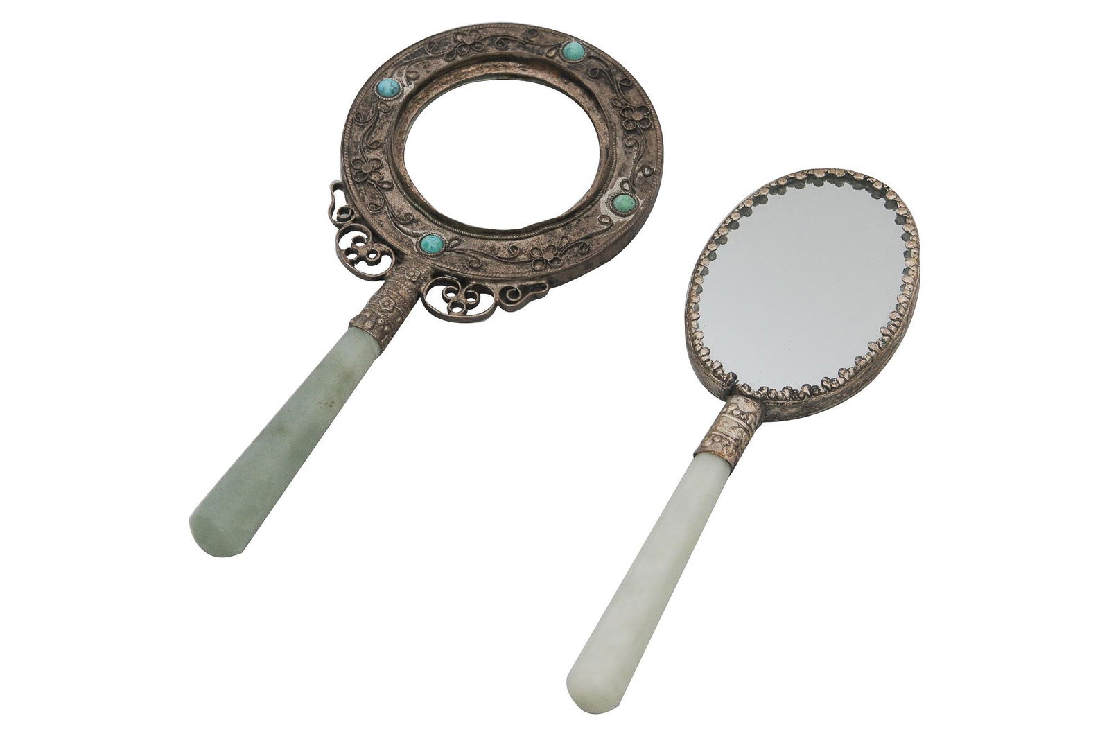 CHINESE MAGNIFYING GLASS & HAND MIRROR (1 of 5)