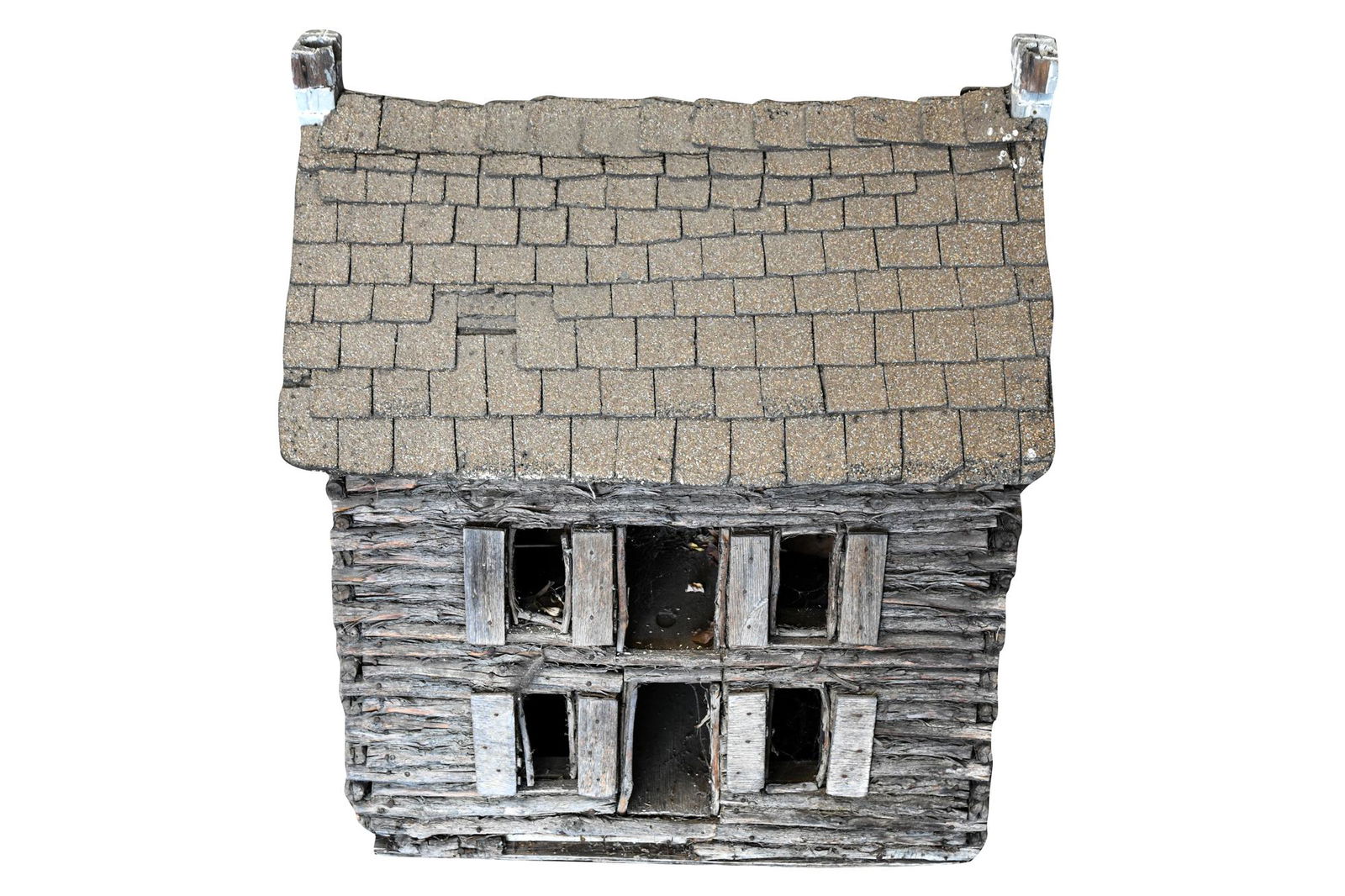 LOG CABIN FORM BIRDHOUSE (1 of 14)