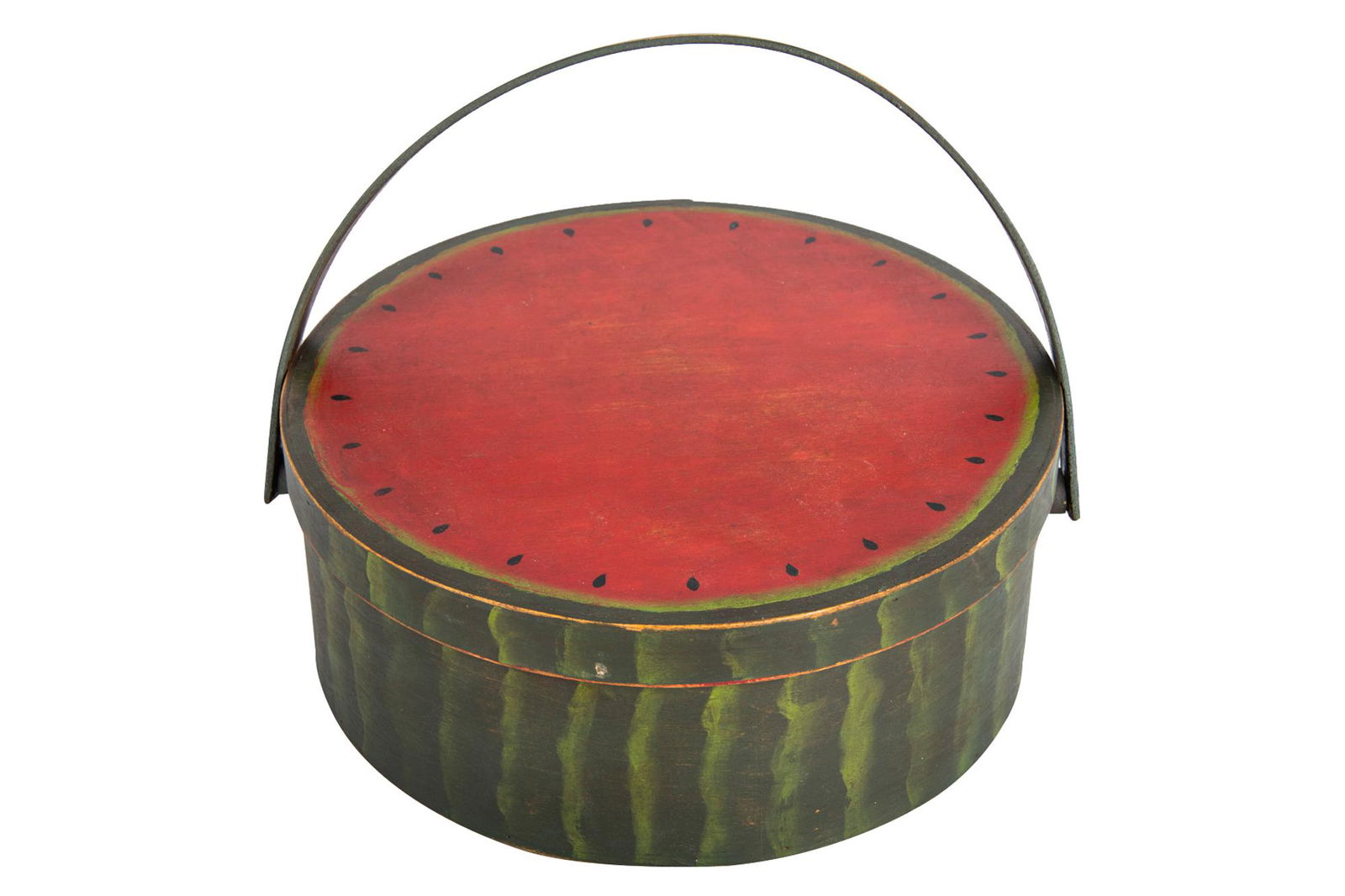 FOLK ART WATERMELON BASKET (1 of 7)