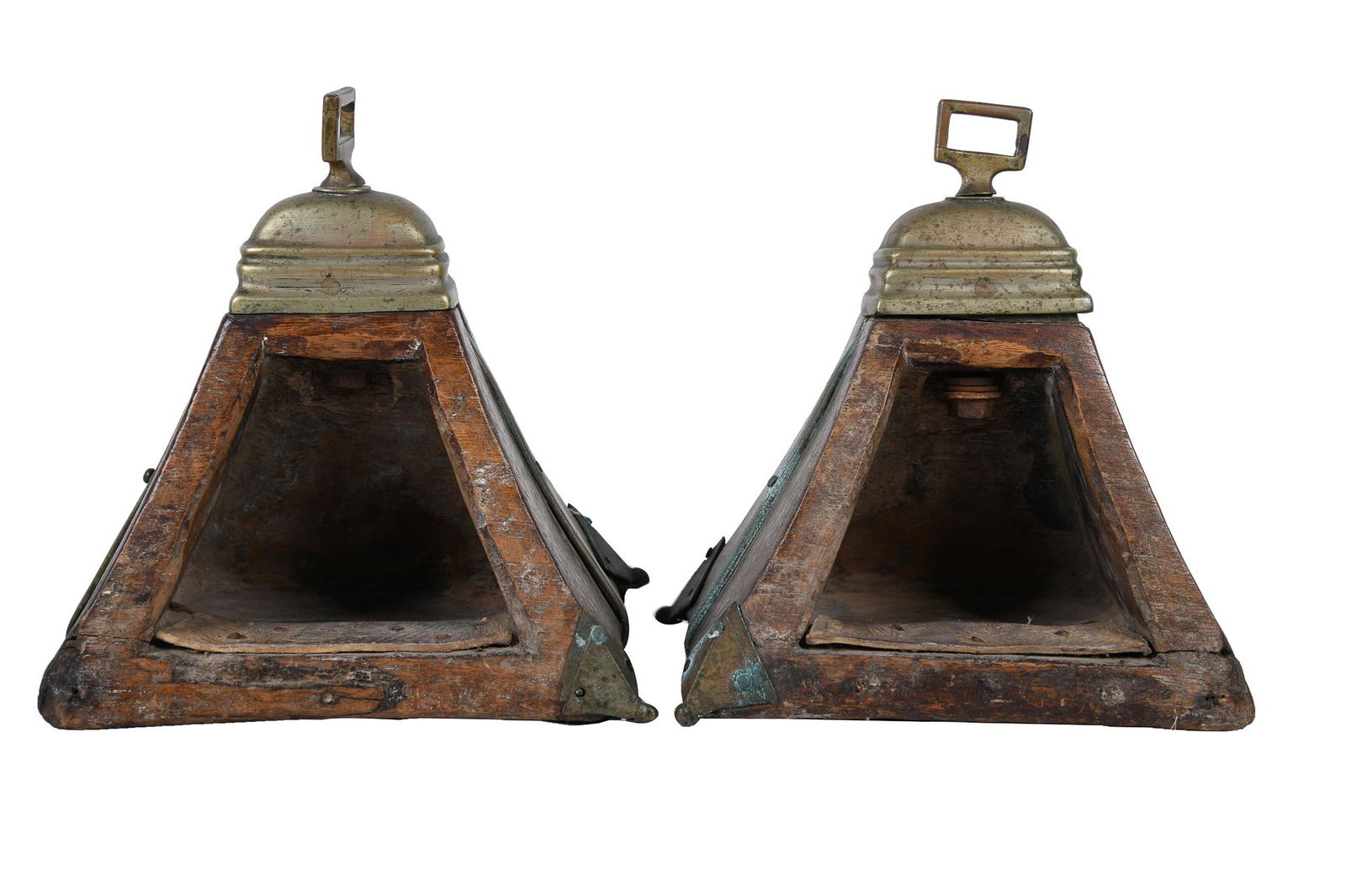 PAIR OF CHINESE WOODEN LANTERNS (1 of 8)