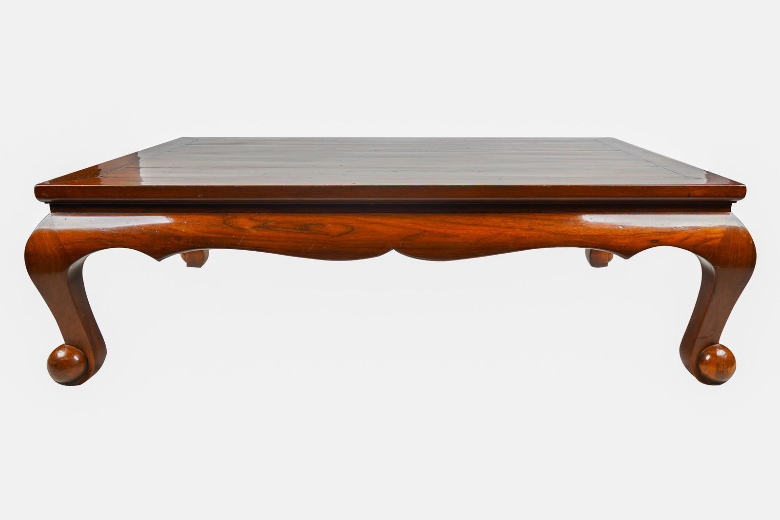 PORTUGESE STYLE CARVED WOOD COFFEE TABLE (1 of 6)