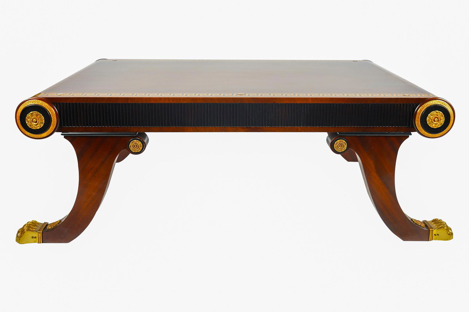 MARINER GILT METAL-MOUNTED COFFEE TABLE (1 of 11)