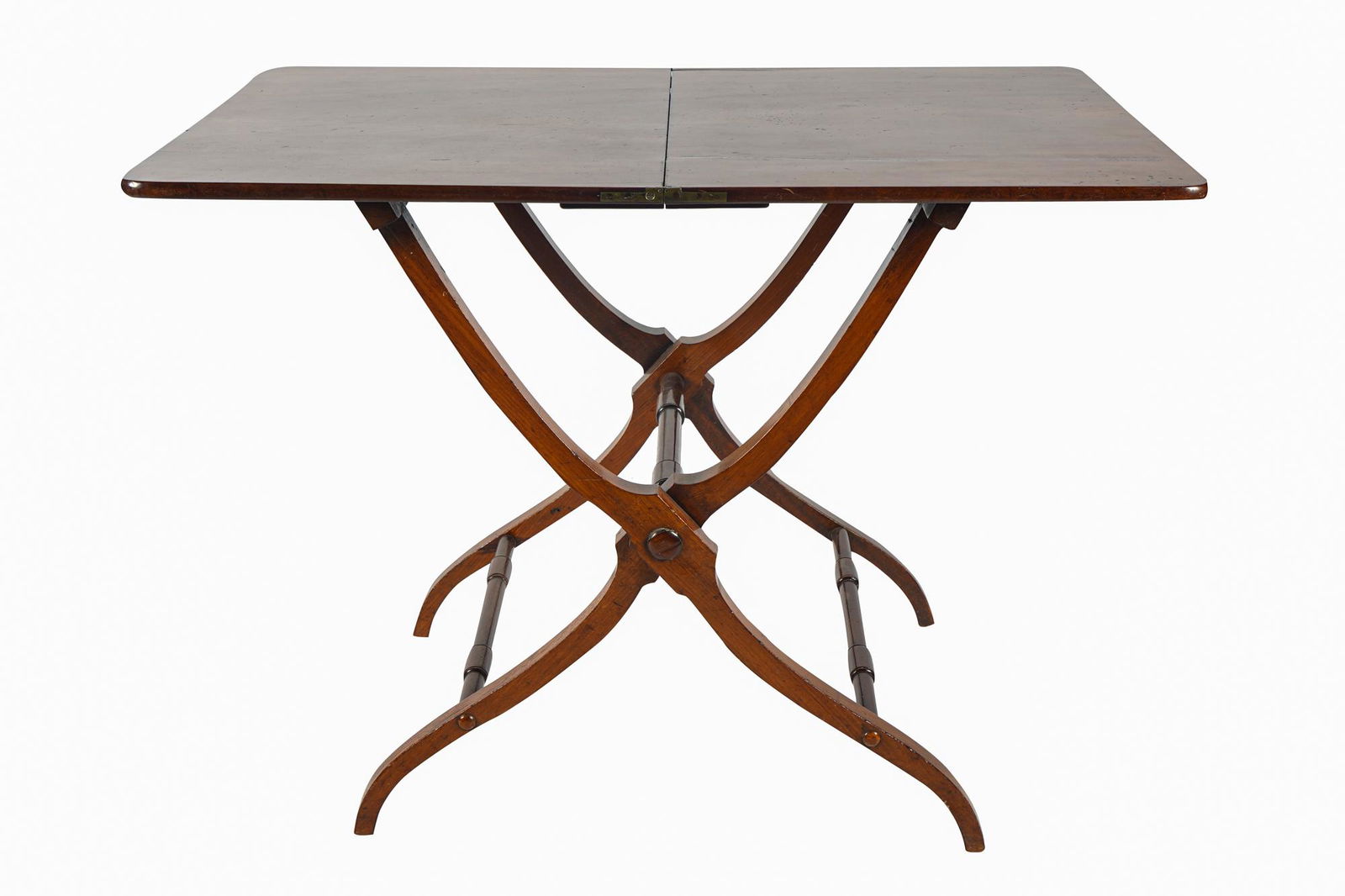ENGLISH MAHOGANY FOLDING BAR TABLE (1 of 8)