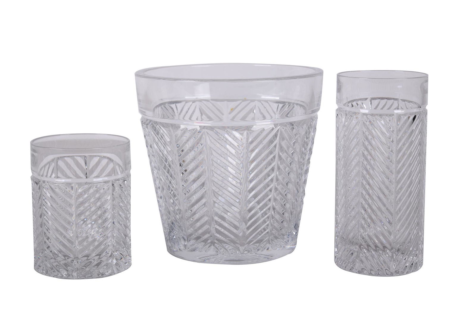 LAUREN BY RALPH LAUREN MOLDED GLASS BAR SET (1 of 5)