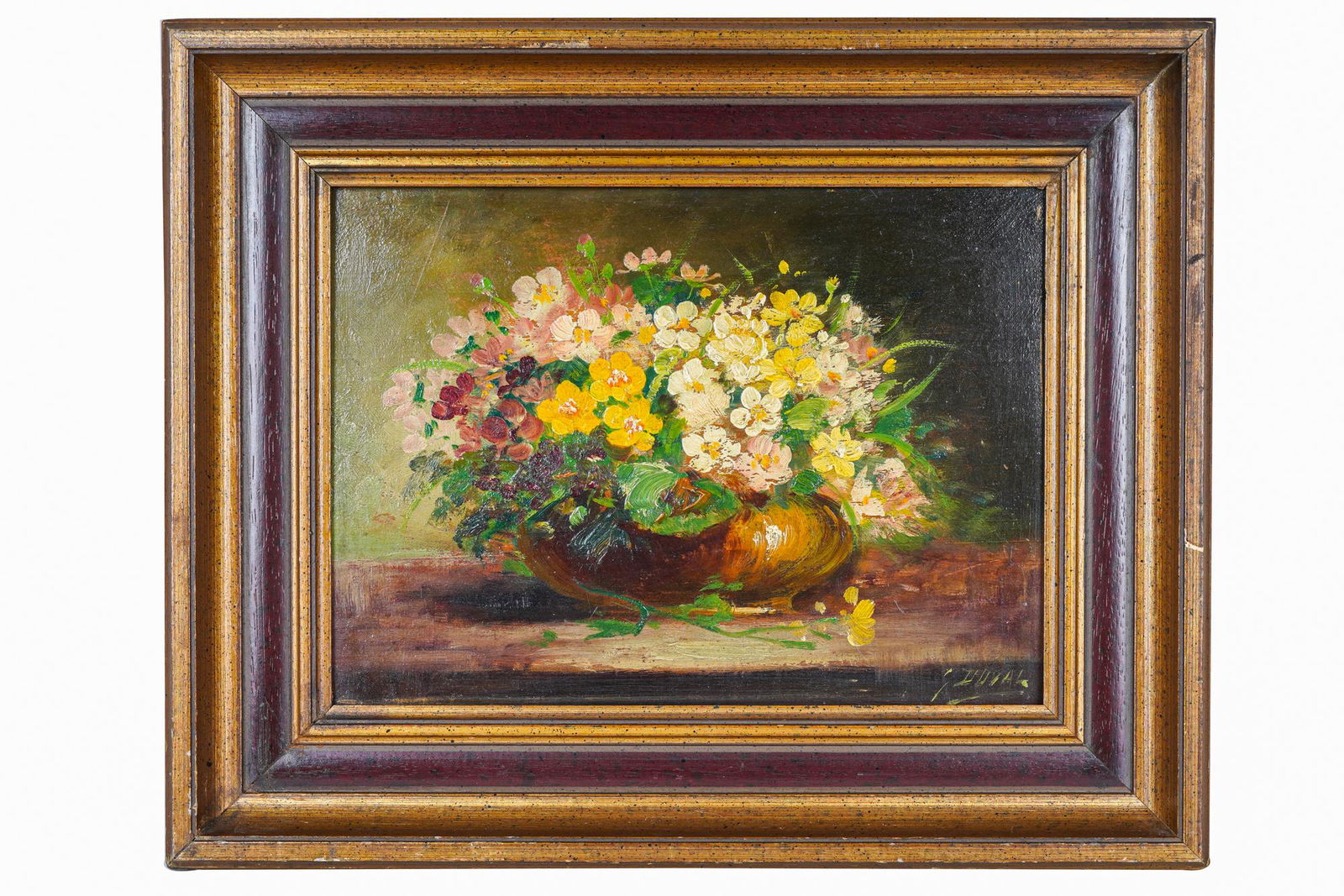 GEORGES DUVAL: "PRIMEVERES DANS UN VASE" (1 of 9)