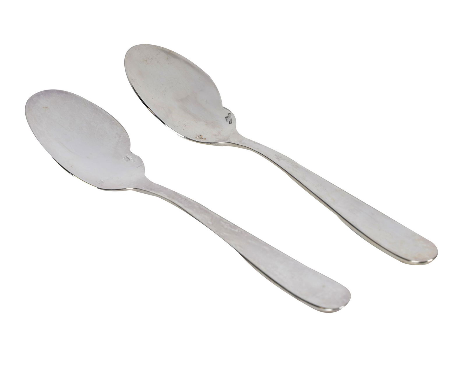 TWELVE CHRISTOFLE SPOONS: with original packaging each 6 3/4 inches long