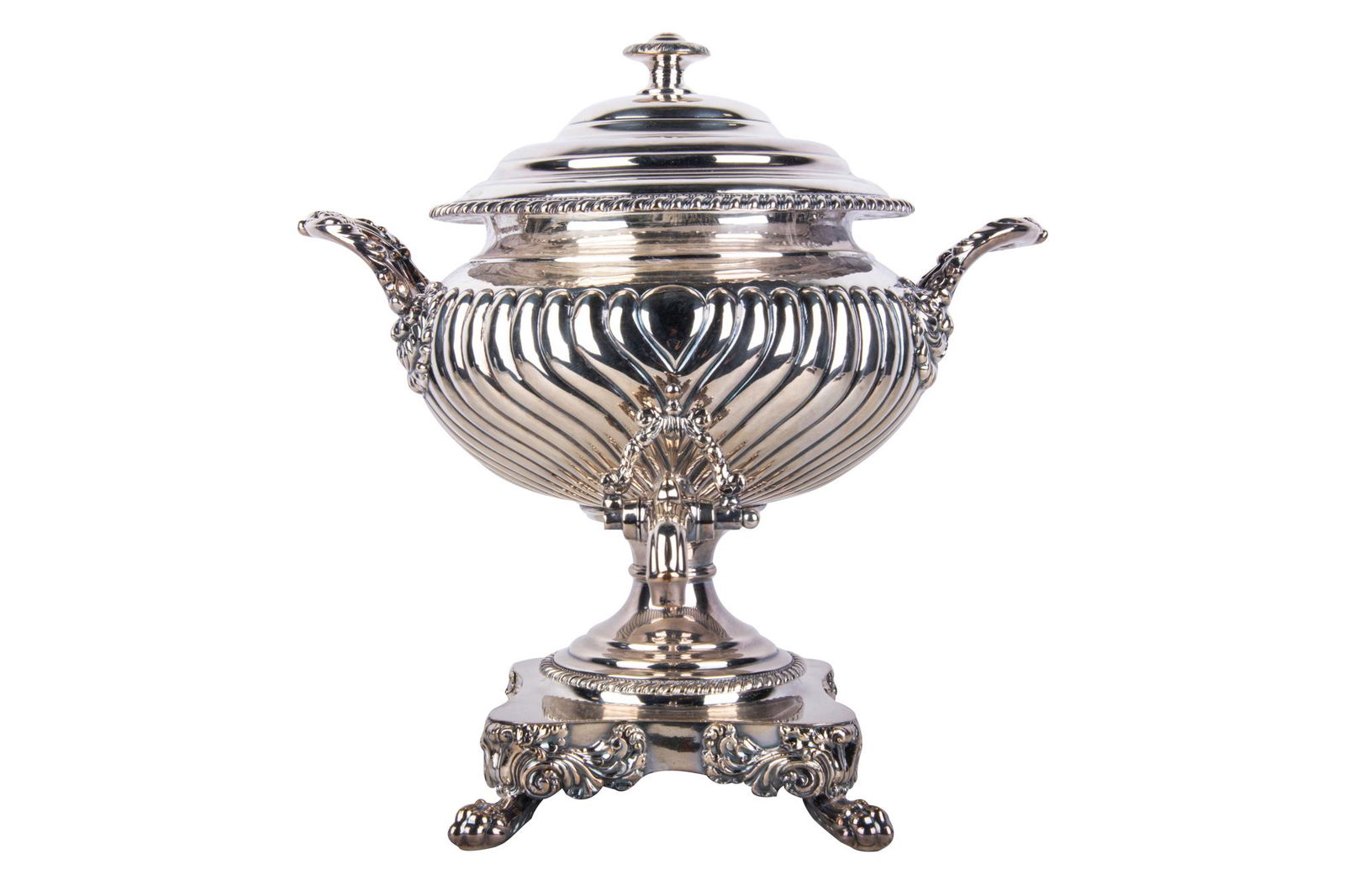 SILVERPLATED SAMOVAR (1 of 8)