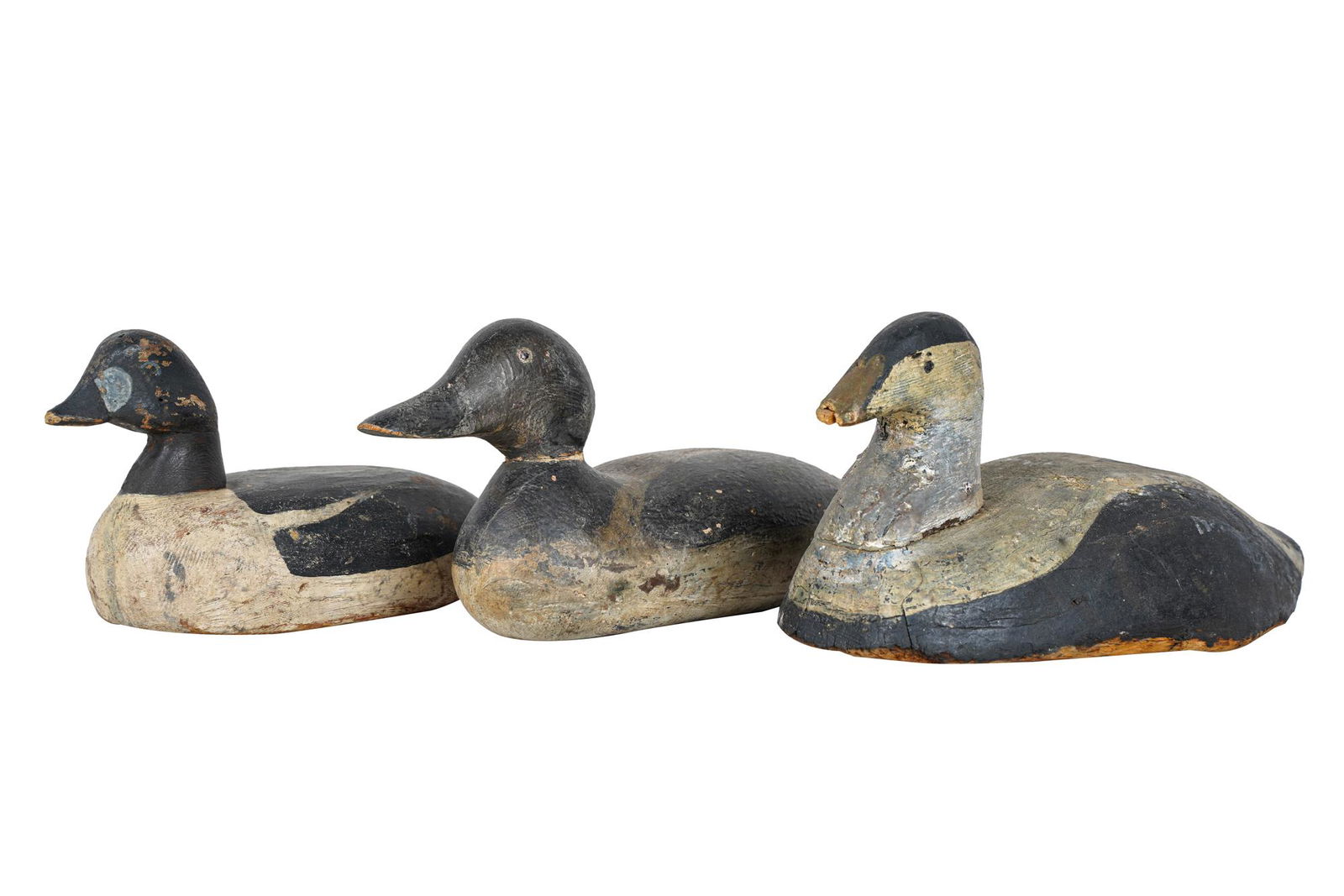 THREE DUCK DECOYS (1 of 14)