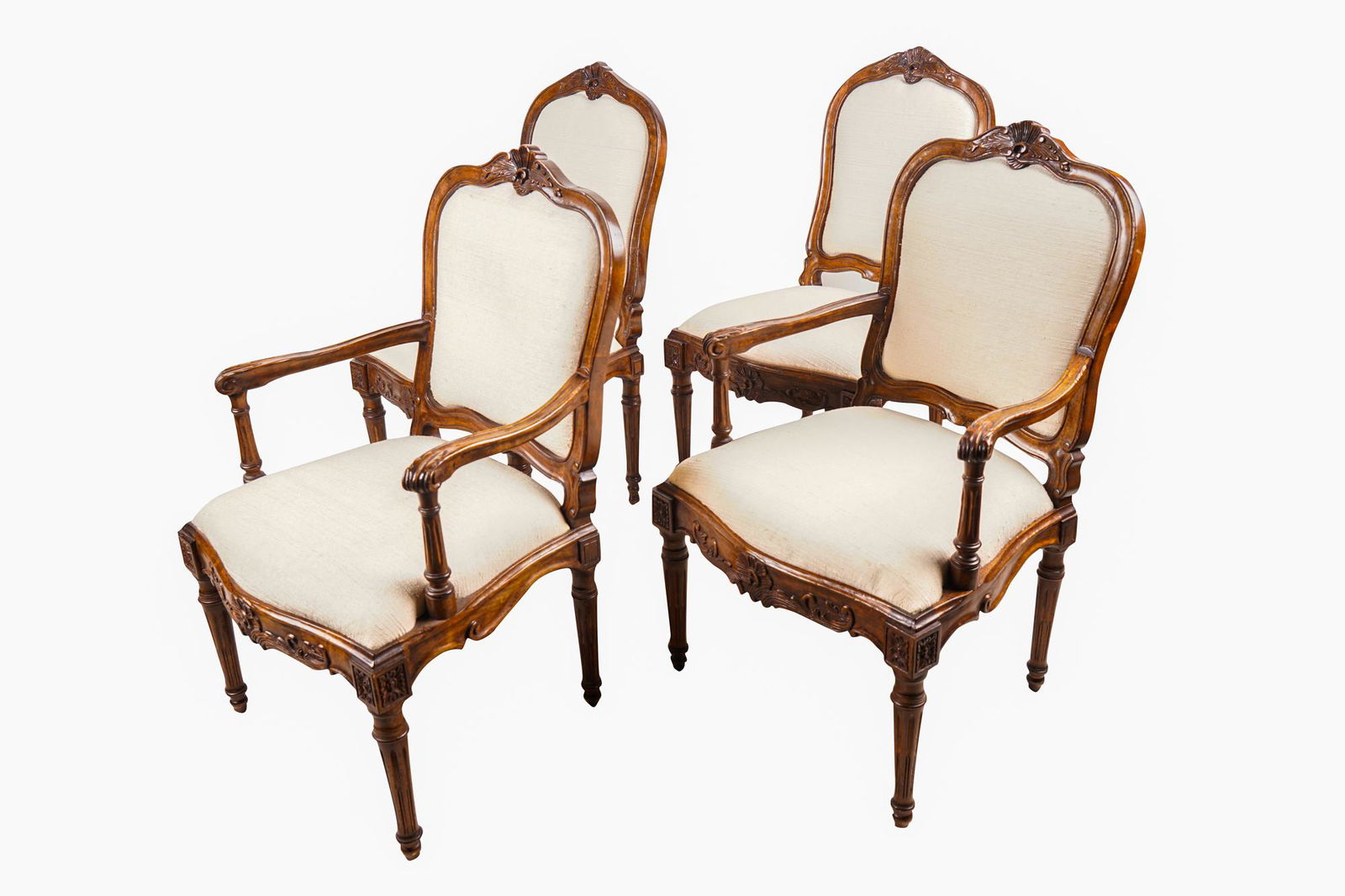 20 FRENCH PROVINCIAL STYLE DINING CHAIRS (1 of 8)