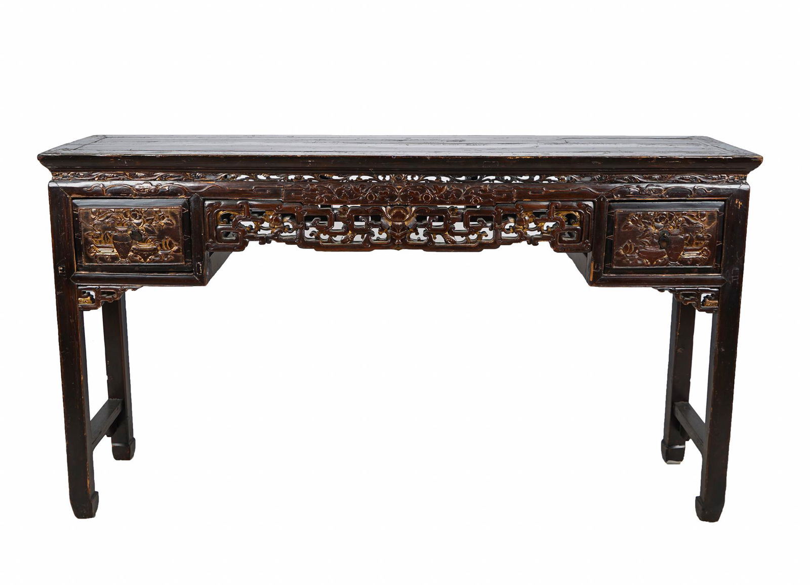 CHINESE CARVED WOOD ALTAR TABLE (1 of 8)