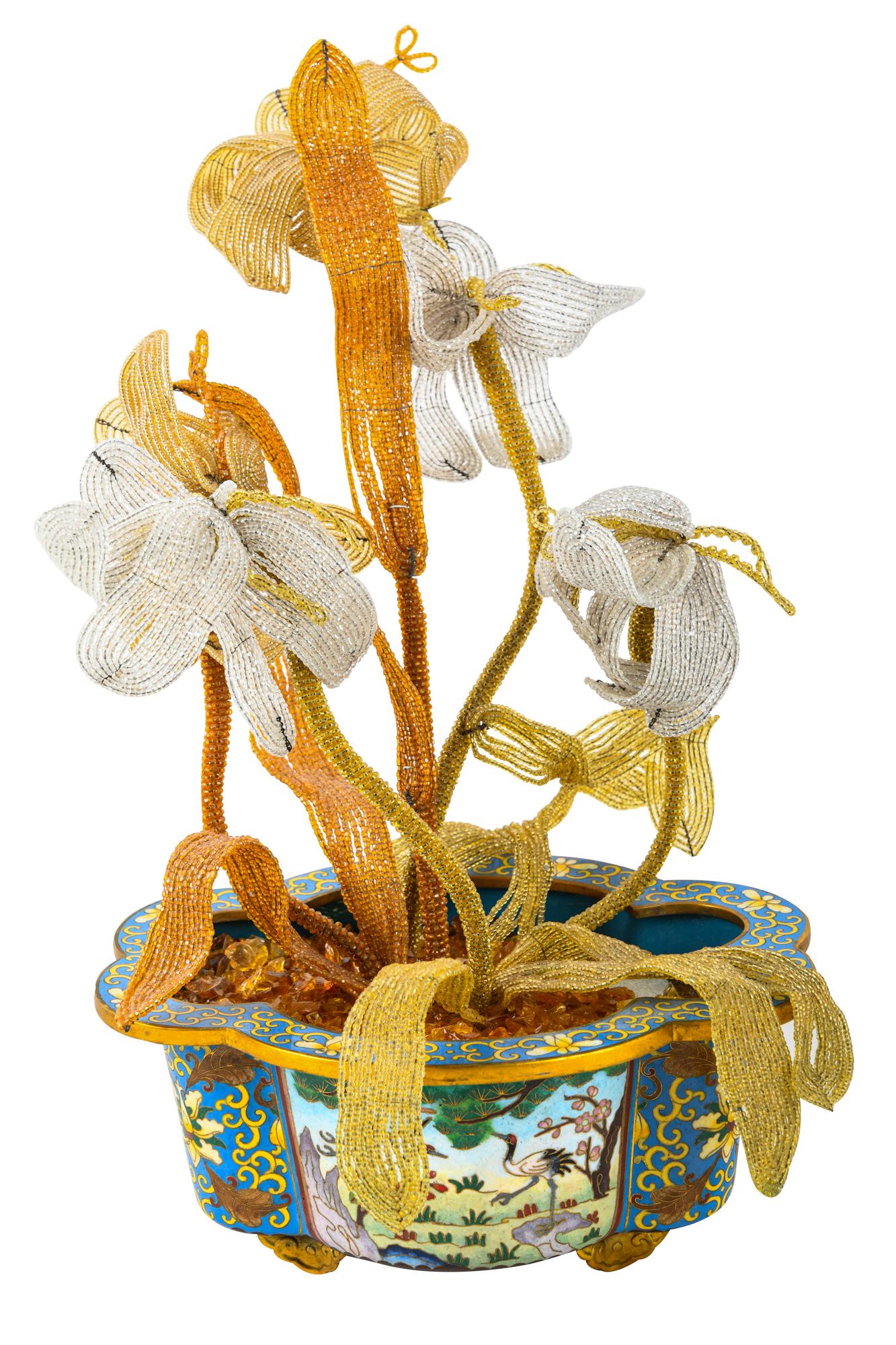 CHAMPLEVE FOOTED PLANTER (1 of 10)