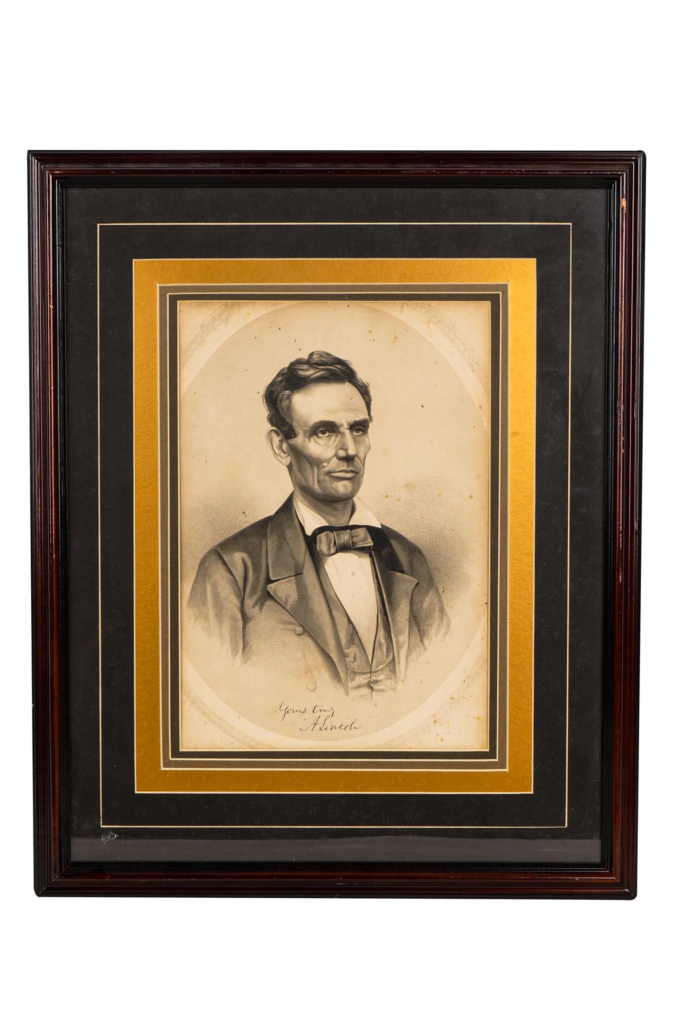 ABRAHAM LINCOLN: ENGRAVING (1 of 7)