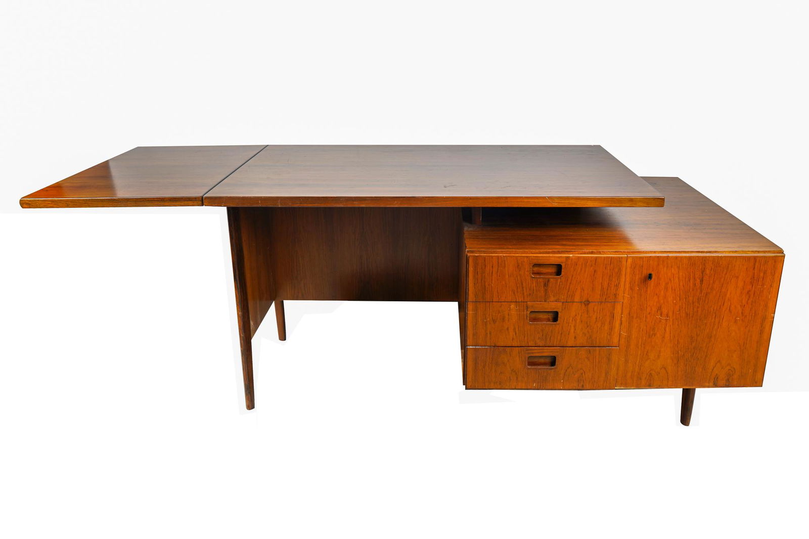 MID-CENTURY MODERN WALNUT DESK (1 of 8)